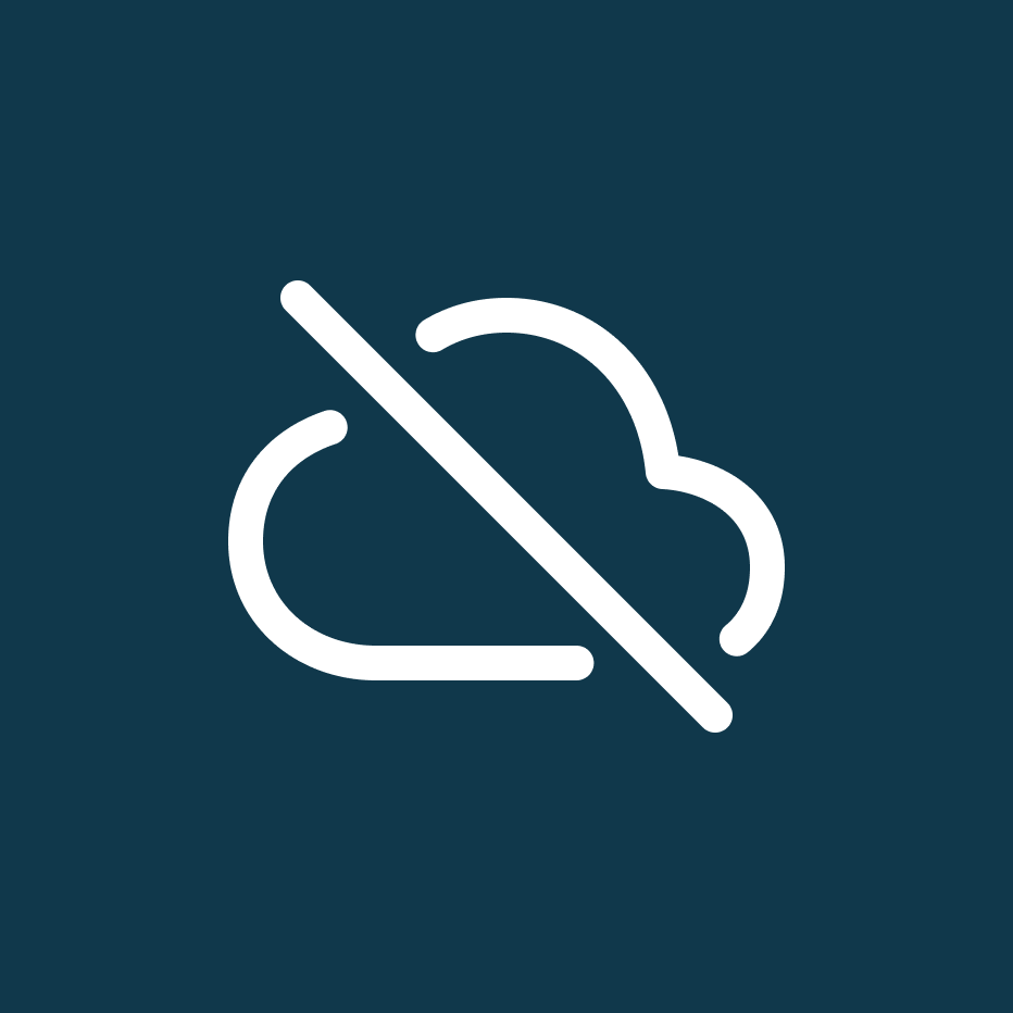 Offline cloud icon